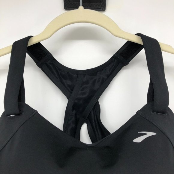 Brooks Running Black High Impact Sports Bra 36DD adjustable straps - Picture 10 of 14